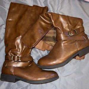 Brown Leather Boots